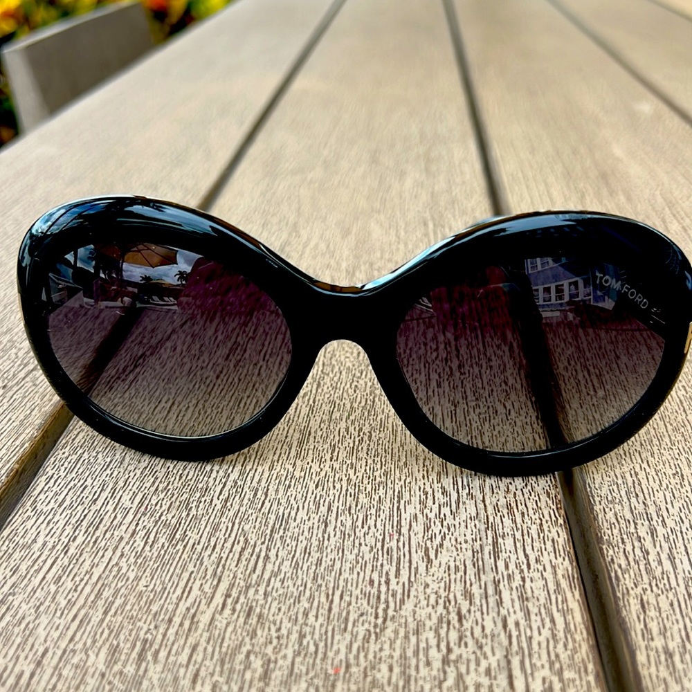 Tom Ford Liya black sunglasses